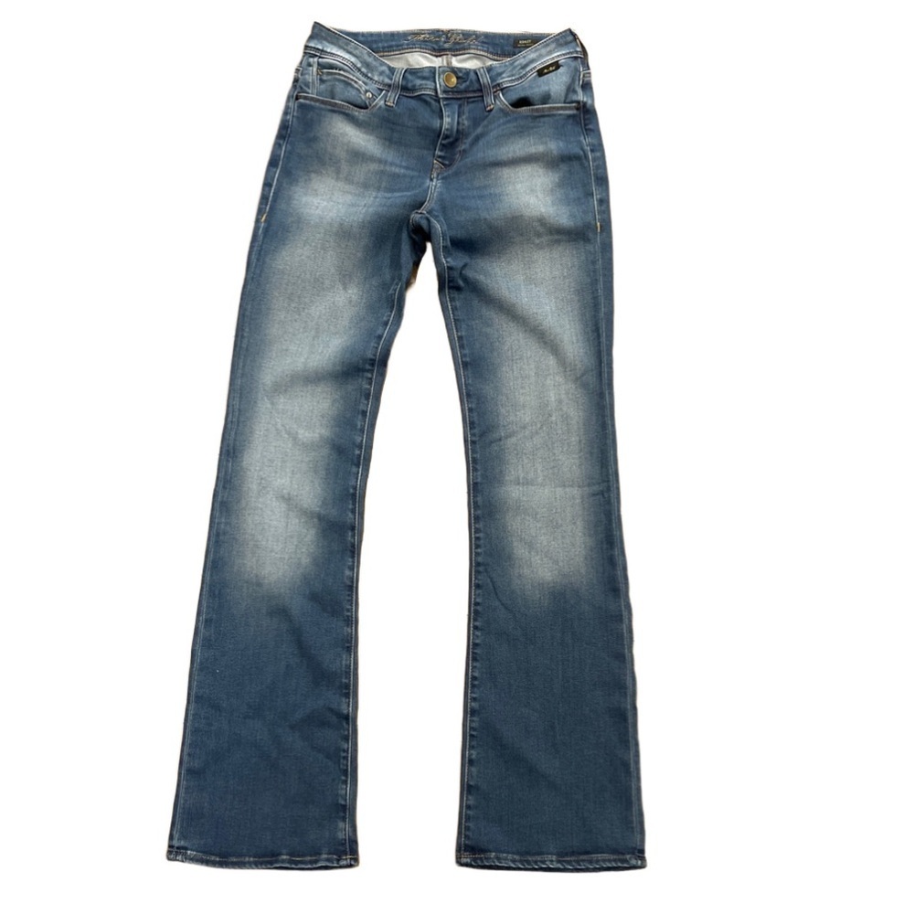Mavi Gold W26 Ashley stretch mid rise boot cut faded blue jeans - Picture 2 of 11